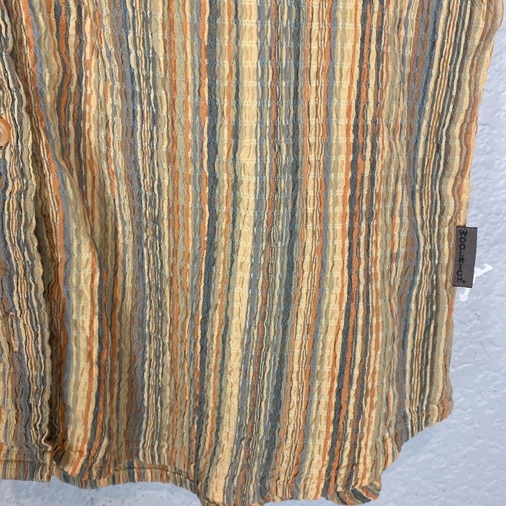 Woolrich Textured Button Front Short Sleeve - image 4